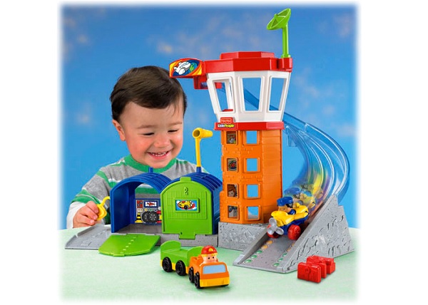 Little People Wheelies Airport Toy Set