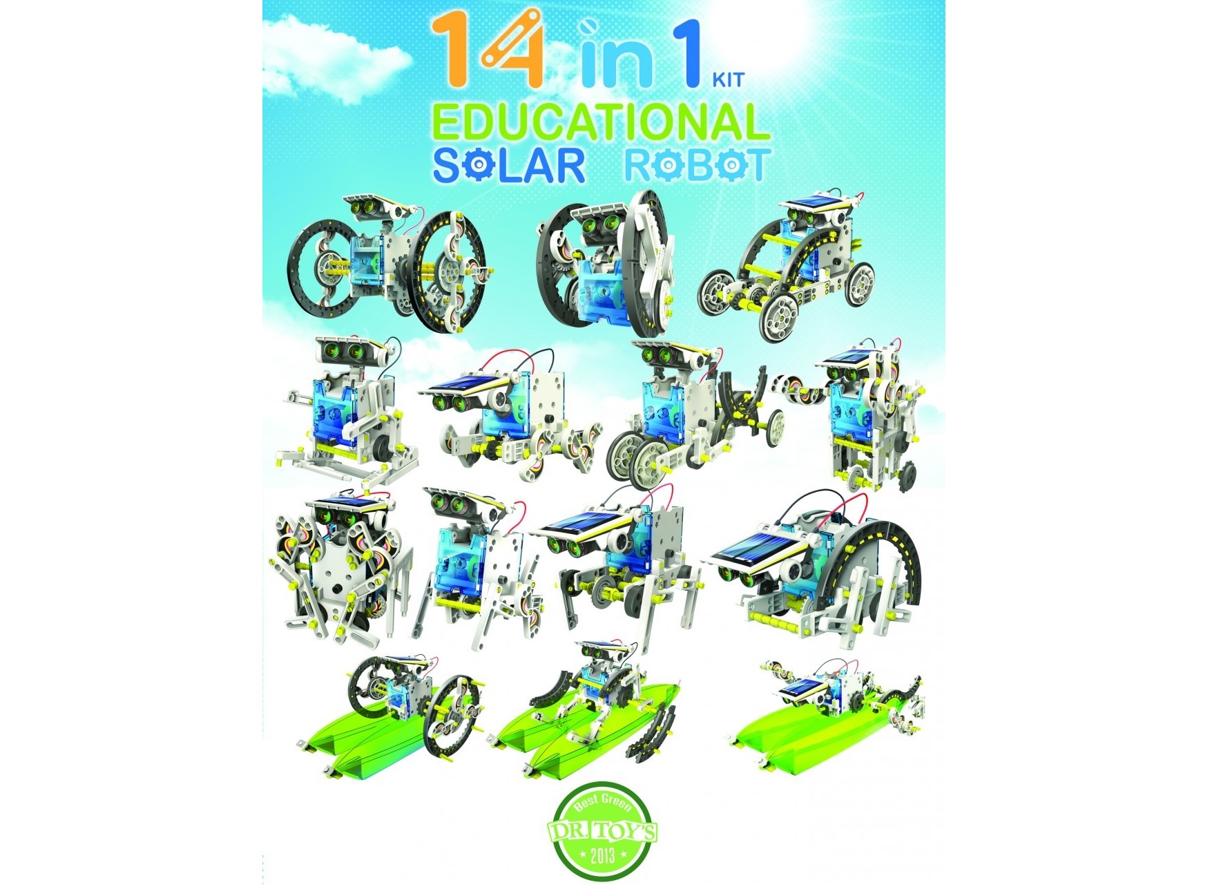 OWI Robotics 14 in 1 Educational Solar Robot