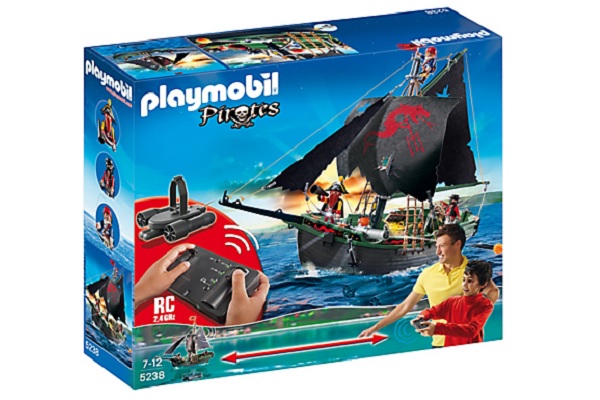 Playmobil Pirate Ship with RC Underwater Motor