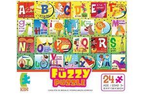 Fuzzy Puzzle 24-Piece Alphabet Puzzle Fuzzy Puzzle 24-Piece Alphabet Puzzle