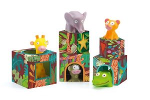 Djeco Nesting Block Tower with Animals Djeco Nesting Block Tower with Animals