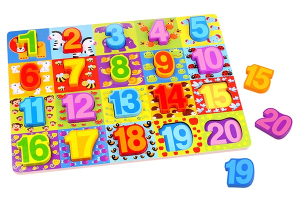 NumberZoo Wooden Number Puzzle