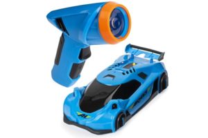 The Air Hogs Zero Gravity Laser-Controlled Race Car The Air Hogs Zero Gravity Laser-Controlled Race Car